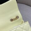CHANEL Camellia Flap Yellow - high-end replica designer purse
