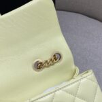 CHANEL Camellia Flap Yellow - high-end replica designer purse