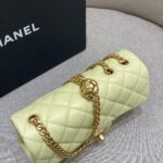 CHANEL Camellia Flap Yellow - elite factory replica handbag