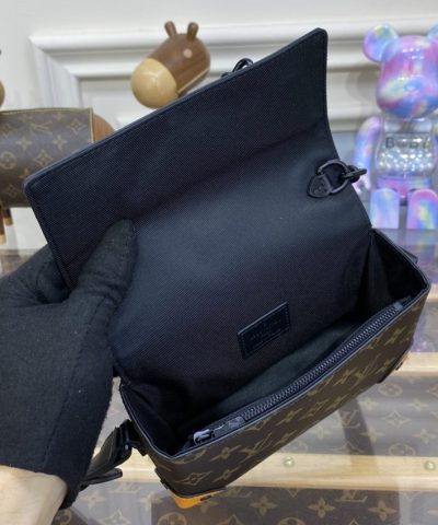 Fake Louis Vuitton Steamer Wearable Wallet Brown&Yellow - high-end replica designer purse