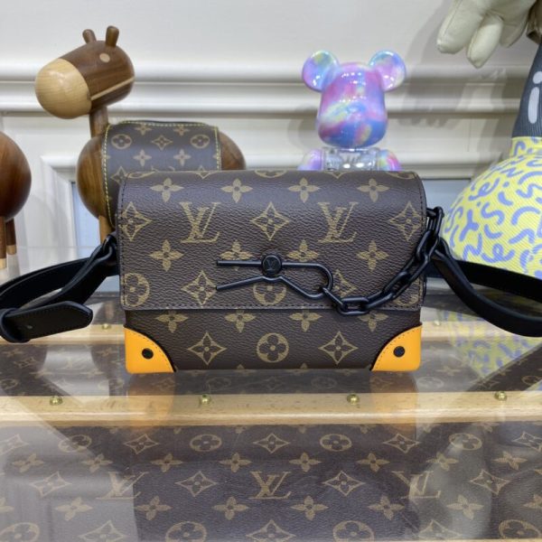 Replica Louis Vuitton Steamer Wearable Wallet Brown&Yellow - 1:1 premium replica handbag
