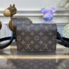 Fake Louis Vuitton Steamer Wearable Wallet Brown&Yellow - ultra-realistic fake purse