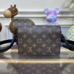 Replica Louis Vuitton Steamer Wearable Wallet Brown&Yellow