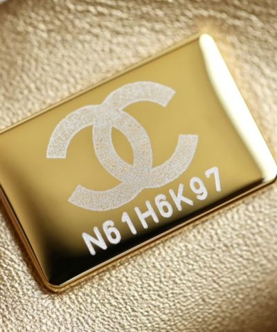 CHANEL CF 20 cm Golden Ball White - 1:1 premium replica handbag