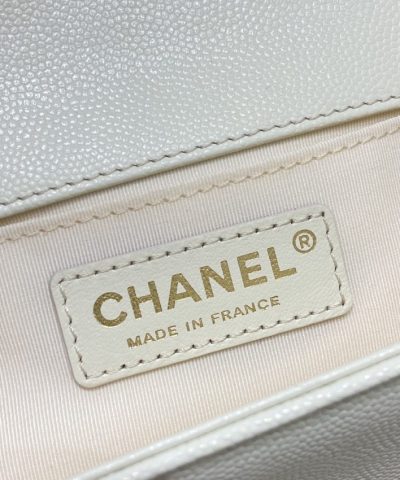 CHANEL Le Boy White - top-grade luxury bag dupe
