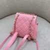CHANEL 23A Backpack Small Pink - top-grade luxury bag dupe