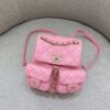 CHANEL 23A Backpack Small Pink - best quality fake designer bag