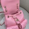 CHANEL 23A Backpack Small Pink - premium superclone handbag