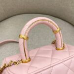 CHANEL Tweed Handle Crush Small Pink - high-quality designer bag dupe