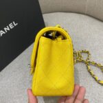 CHANEL Classic Flap 17cm Bright Yellow - affordable luxury replica bag