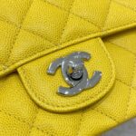 CHANEL Classic Flap 17cm Bright Yellow - designer handbag clone