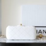CHANEL CF 20 cm Golden Ball White - 1:1 premium replica handbag