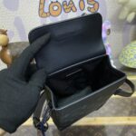 Replica Louis Vuitton Nano Steamer Black Canvas