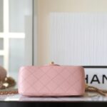 CHANEL CF 17cm Golden Ball Pink
