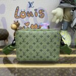 Replica Louis Vuitton Trio Messenger Green - top-grade luxury bag dupe