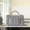 Fake Chanel Cf 20 Cm Handle Beige - 1:1 premium replica handbag