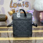 Replica Louis Vuitton Nano Steamer Black - designer handbag clone