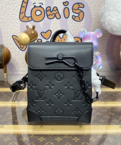Replica Louis Vuitton Nano Steamer Black - elite factory replica handbag