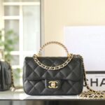 CHANEL CF 19 cm Handle Black - top-grade luxury bag dupe