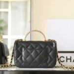 CHANEL CF 19 cm Handle Black - top-grade luxury bag dupe