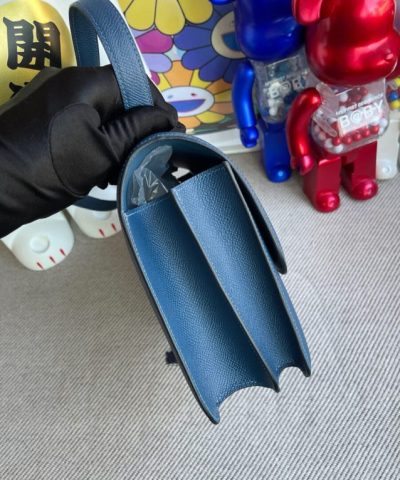 Fake Hermès Constance 18Cm Deep Blue - premium superclone handbag