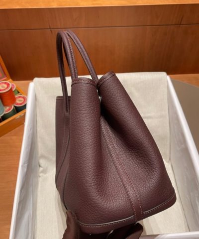 Fake Hermès Garden Party 30Cm Saddle Red - high-quality designer bag dupe