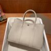 Replica Hermès Garden Party 30Cm Clacier White - ultra-realistic fake purse