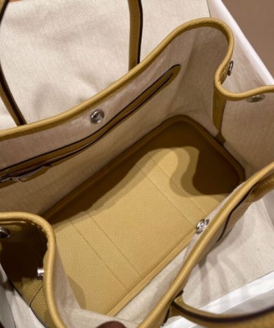Fake Hermès Garden Party 30Cm Cardamon Grey - ultra-realistic fake purse