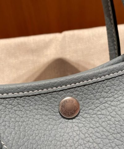 Fake Hermès Garden Party 30Cm Azure Ciel - 1:1 premium replica handbag