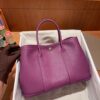 Fake Hermès Garden Party 30Cm Purple - 1:1 premium replica handbag