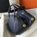 Replica Hermès Lindy Sapphire Blue - designer handbag clone