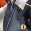 Replica Hermès Lindy Sapphire Blue - premium superclone handbag