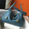Fake Hermès Lindy Blue - high-quality designer bag dupe