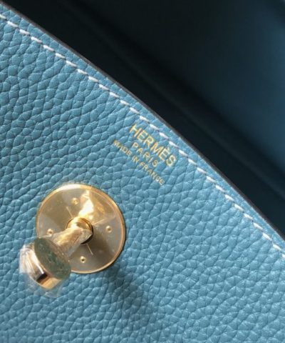 Fake Hermès Lindy Blue - elite factory replica handbag