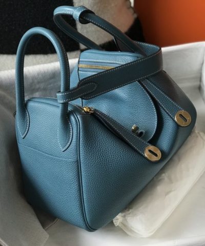 Fake Hermès Lindy Blue - best quality fake designer bag