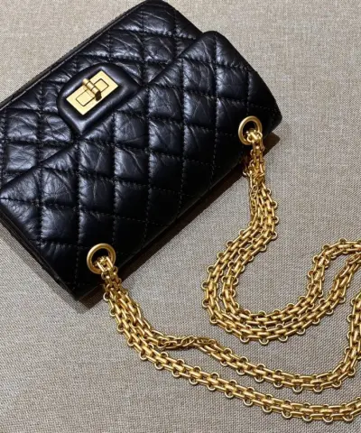 CHANEL 2.55 Mini Bag Black - ultra-realistic fake purse