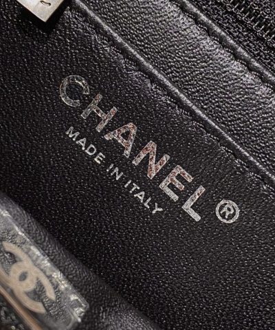 CHANEL 2.55 Mini Bag Black Silver - best quality fake designer bag