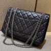 CHANEL 2.55 Bag Black Silver - ultra-realistic fake purse