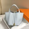 Fake Hermès Picotin Lock Holy Grail Blue - top-grade luxury bag dupe