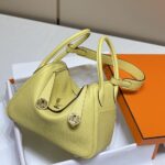 Replica Hermès Lindy Yellow - 1:1 premium replica handbag