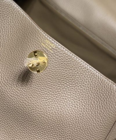Fake Hermès Lindy Elephant Gray - elite factory replica handbag
