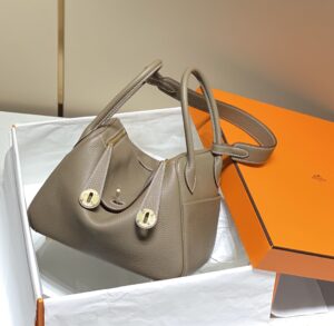 Fake Hermès Lindy Elephant Gray - high-end replica designer purse