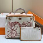 Replica Hermès Herbag 31Cm Brown Horse - affordable luxury replica bag