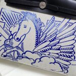 Replica Hermès Herbag 31Cm Blue Horse - 1:1 premium replica handbag