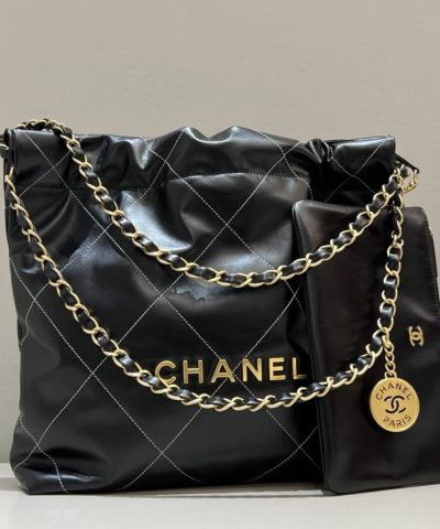 CHANEL 22 Medium Handbag Black - 1:1 premium replica handbag