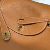 Fake Hermès Lindy Golden Brown - high-quality designer bag dupe