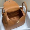 Fake Hermès Lindy Golden Brown - top-grade luxury bag dupe