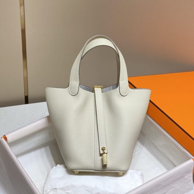Replica Hermès Picotin Lock White