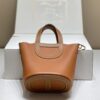 Fake Hermès The Loop Brown - premium superclone handbag