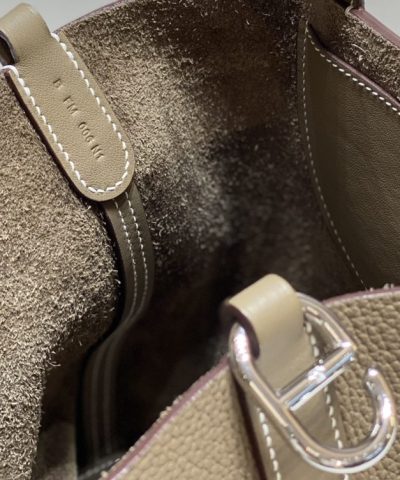 Replica Hermès The Loop Elephant Grey - 1:1 premium replica handbag